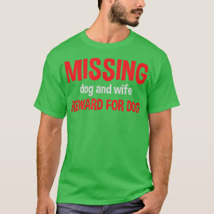Camiseta Cachorro E Esposa Desaparecidos