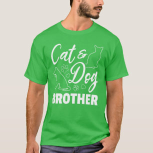 Camiseta Cachorro e Irmão Cachorro Irmão Cachorro Cachorro 