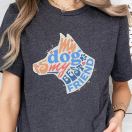 Camiseta Cachorro é meu melhor amigo Cachorro Cachorro Cach