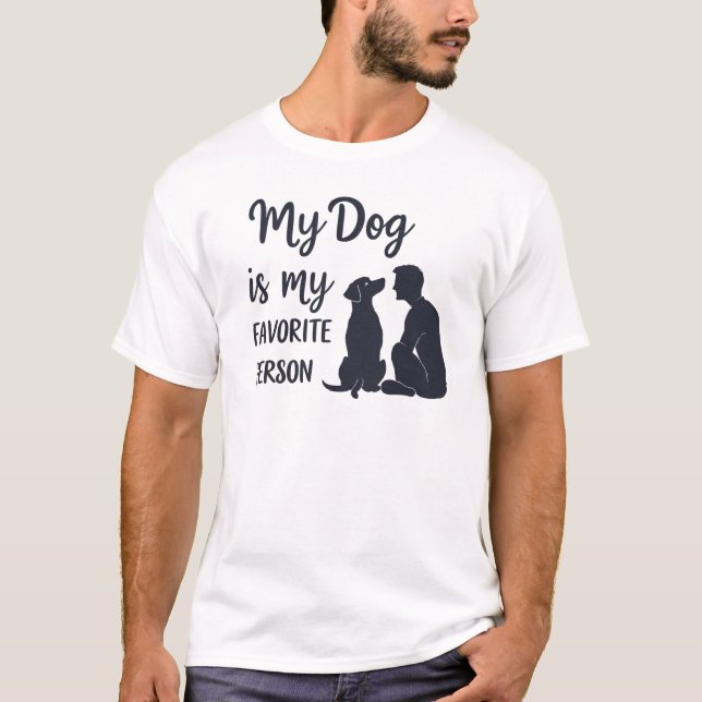 Camiseta Cachorro É Minha Citação De Pessoa Favorita (Frente)