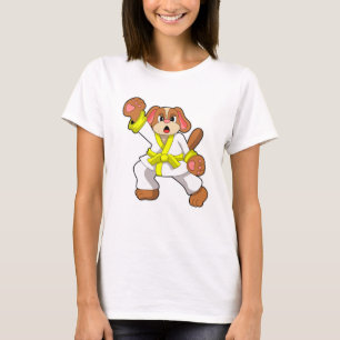 Camiseta Cachorro em Karate Martial Artes