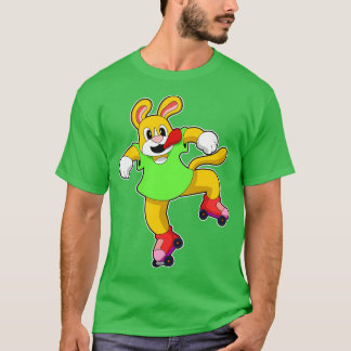 Camiseta Cachorro em Linha com Skates em Linha