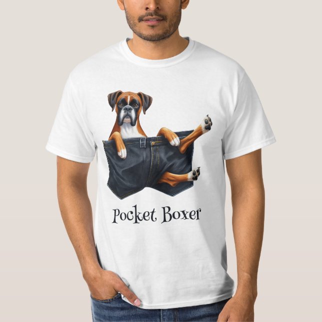 Camiseta Cachorro Embalado Num Bolso (Frente)