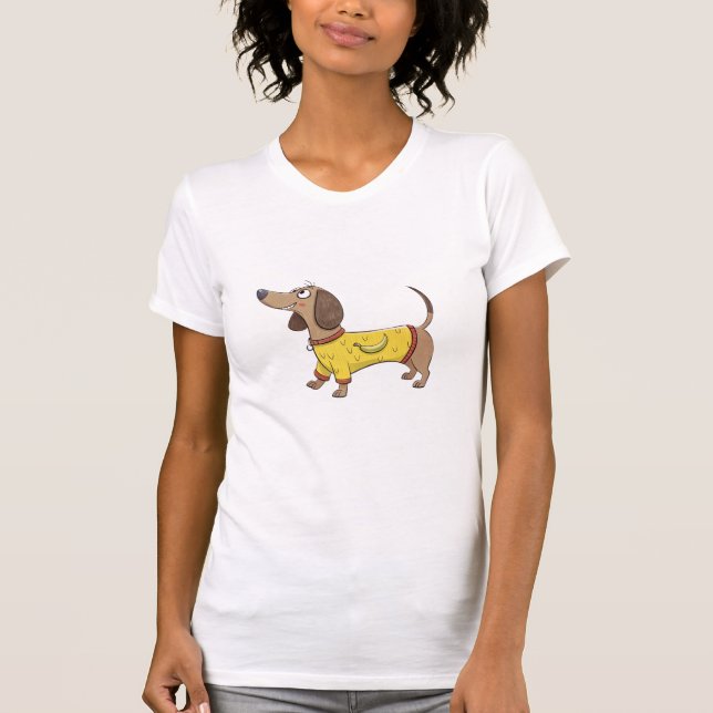 Camiseta Cachorro engraçado (Frente)