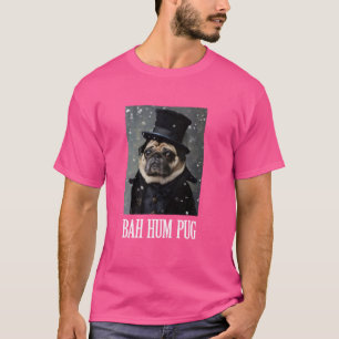 Camiseta Cachorro Engraçado Bah Hum Pug Natal Feriado Foto