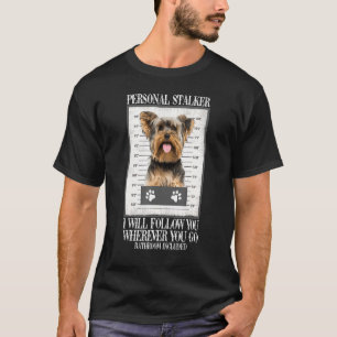 Camiseta Cachorro Engraçado Cachorro Pessoal Cachorro Yorki