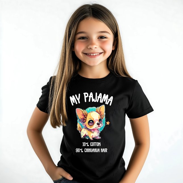 Camiseta Cachorro Engraçado Chihuahua Pajama (Criador carregado)