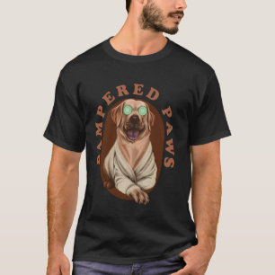 Camiseta Cachorro Engraçado Cultivo De Patas-Pet-Cachorro D