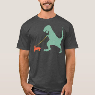 Camiseta Cachorro-Engraçado Dinossauro Engraçado-Engraçado