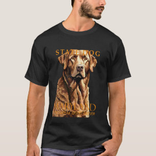 Camiseta Cachorro Engraçado do Território de Maryland O Ret