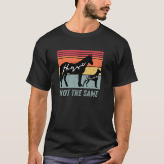 Camiseta Cachorro Engraçado e Cavalo Adormecem Bons Dane Nã