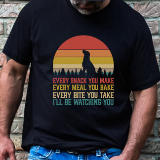 Camiseta Cachorro Engraçado Estarei Vendo Você