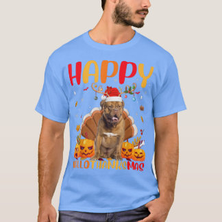 Camiseta Cachorro Engraçado, Feliz Cachorro De Bordeau, Olá