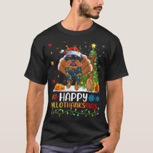 Camiseta Cachorro Engraçado Feliz Cachorro de Bruxelas Grif