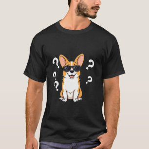 Camiseta Cachorro Engraçado Fofo Corgi Cachorro Disfarçado