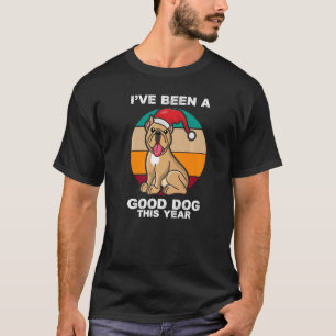 Camiseta Cachorro Engraçado Fofo Natal Pit Bull Terrier Pap