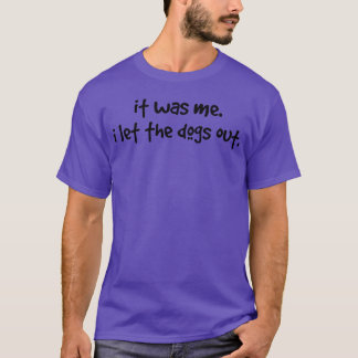Camiseta Cachorro Engraçado Fui Eu Que Deixei Cachorros For