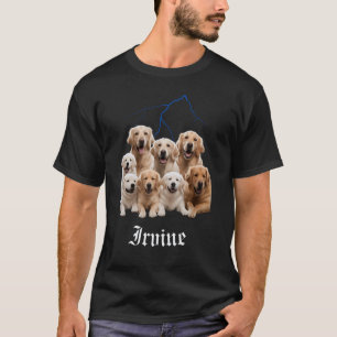 Camiseta Cachorro Engraçado Golden Retriever Bootleg Irvine