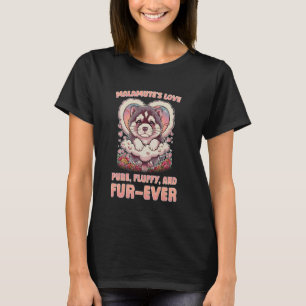 Camiseta Cachorro Engraçado Husky Sled Alaskan Malamute Mal