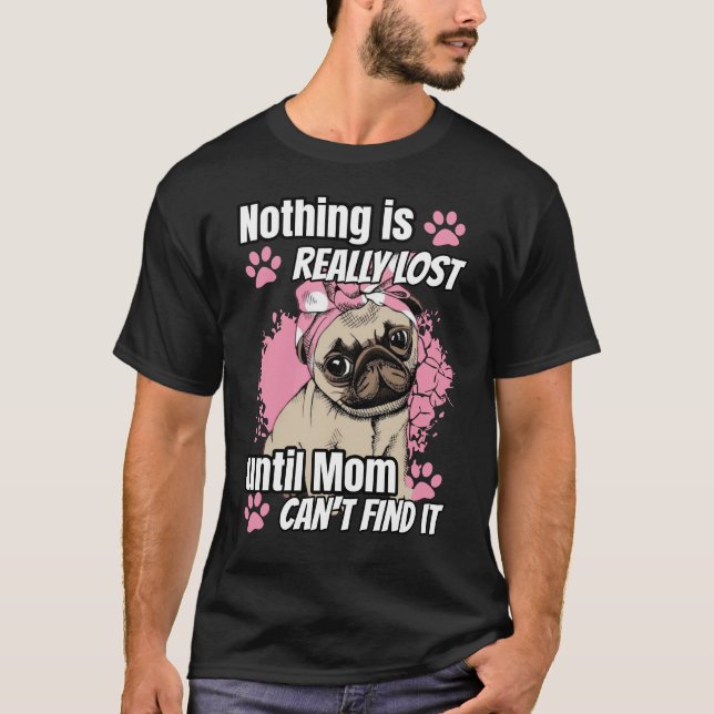 Camiseta Cachorro Engraçado, Mãe De Cachorro Dando Presente (Frente)