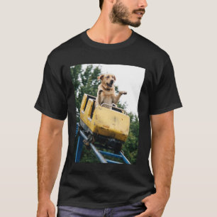 Camiseta Cachorro Engraçado Montanha-Russa Meme Gráfico Bob