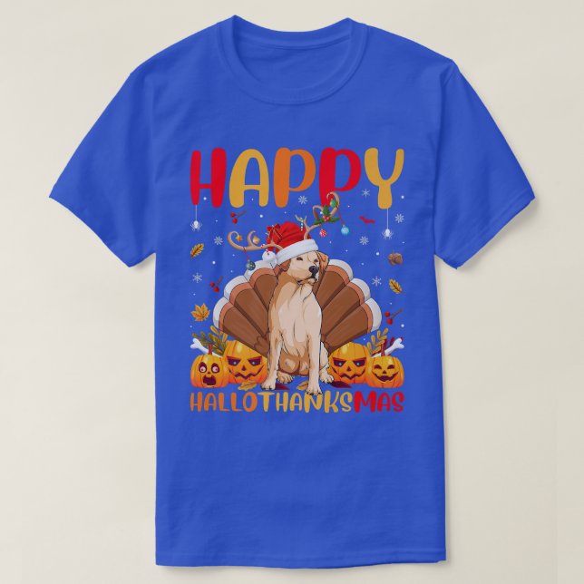 Camiseta Cachorro Engraçado, Ouro Feliz, Cachorro De Retrie (Frente do Design)