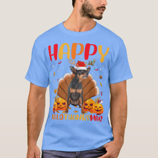 Camiseta Cachorro Engraçado Pão Feliz Miniatura Pinscher Ca