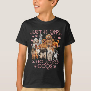 Camiseta Cachorro Engraçado Puppinho Pinto, Só Uma Menina Q