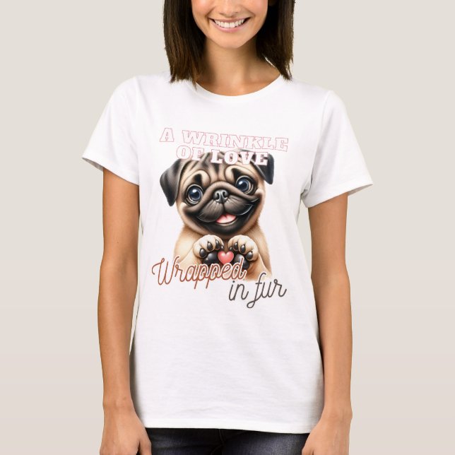 CAMISETA CACHORRO ENGRAÇADO QUE DIZ (Frente)