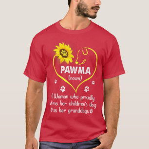 Camiseta Cachorro Engraçado Sunflower Lover Pawma Dia de as