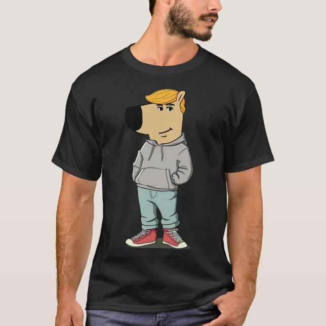 Camiseta Cachorro Engraçado Trump Hat Faz Excelente Novamen (Frente)