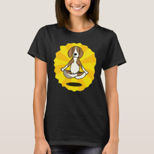 Camiseta Cachorro Engraçado Yoga Pose Namaste Malhação