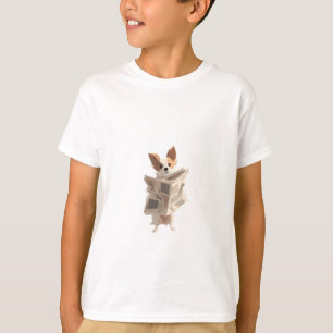 Camiseta Cachorro Entregando Jornal da Manhã para Crianças