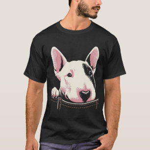 Camiseta Cachorro Escoteiro Bull Terrier Fofo