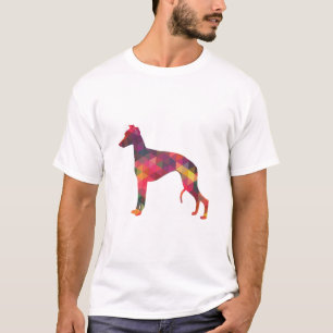 Camiseta Cachorro Escoteiro Padrão Geométrico Silhuette