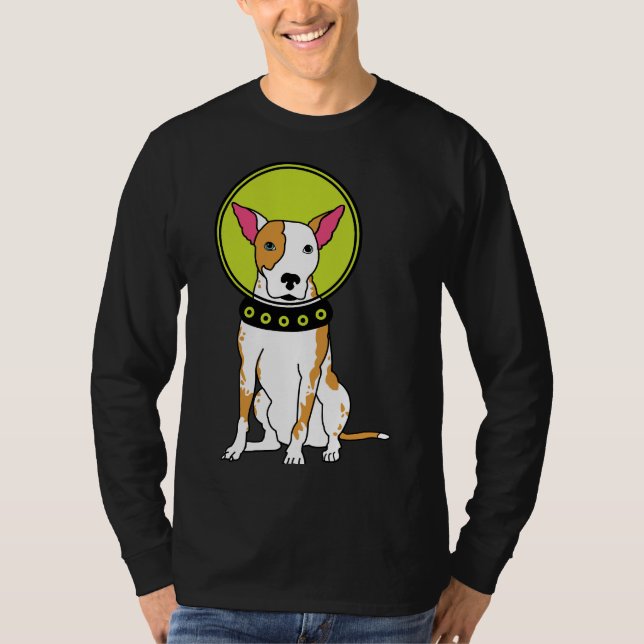 Camiseta Cachorro-Espaço Touro Vermelho (Frente)