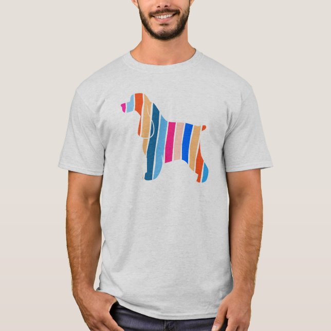 Camiseta Cachorro Espanhol com Bandas (Frente)