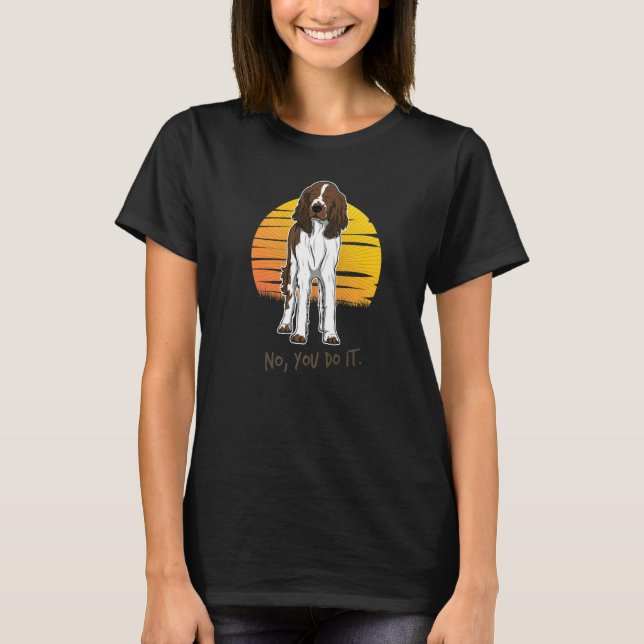 Camiseta Cachorro Espanhol Inglês Breed 61 (Frente)