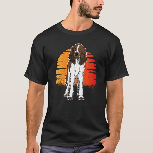 Camiseta Cachorro Espanhol Inglês Raça 169 (Frente)
