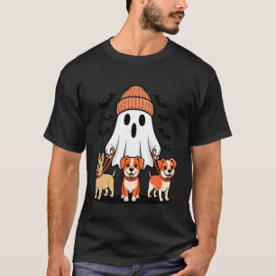 Camiseta Cachorro Fantasma Andando Filhote de Cachorro Aman