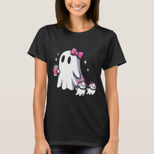 Camiseta Cachorro Fantasma Bonito de Halloween Cachorro And