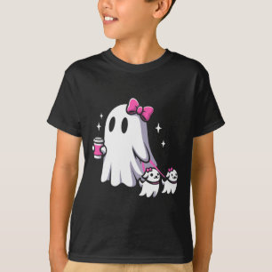 Camiseta Cachorro Fantasma Bonito de Halloween Cachorro And