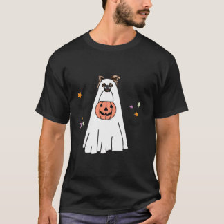 Camiseta Cachorro Fantasma de Longa Distância Chihuahua Boo