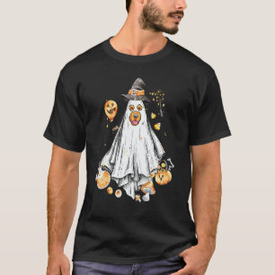 Camiseta Cachorro Fantasma Golden Retriever Abóbora Hallowe