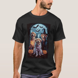 Camiseta Cachorro Fantasma Golden Retriever Halloween Golde