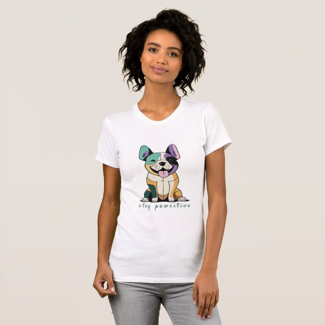 Camiseta Cachorro Feliz (Frente Completa)