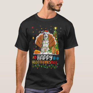 Camiseta Cachorro Feliz Cachorro Malamute do Alasca Hello
