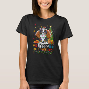 Camiseta Cachorro Feliz da Montanha Bernesa Hellothanksmas