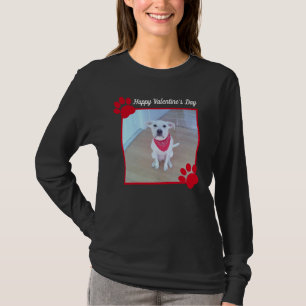 Camiseta Cachorro Feliz Dia dos Namorados Red Paws 1 Foto