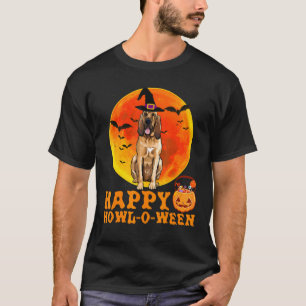 Camiseta Cachorro Feliz Halloween Halloween Howl-O-Ween